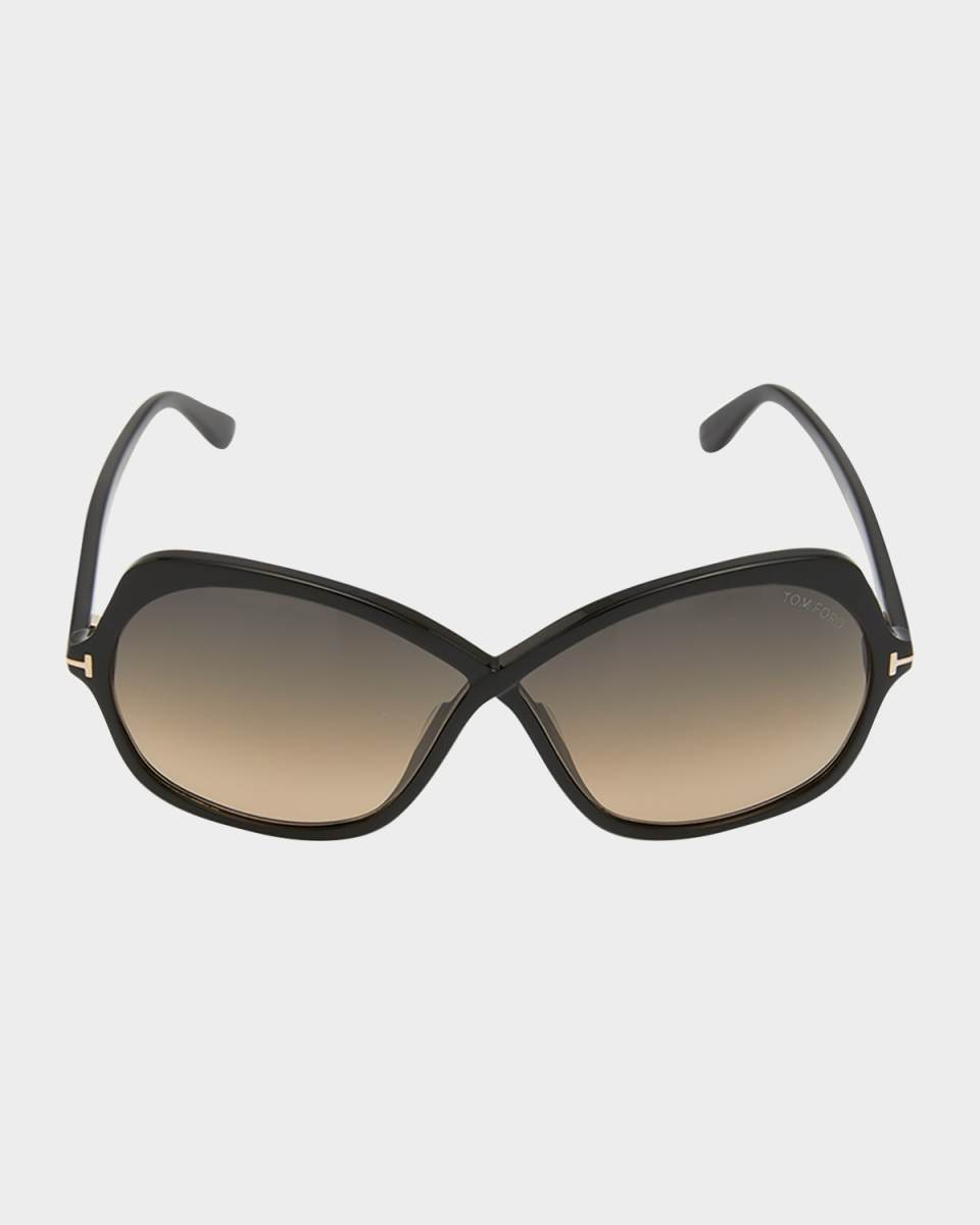 Gradient Acetate Butterfly Sunglasses